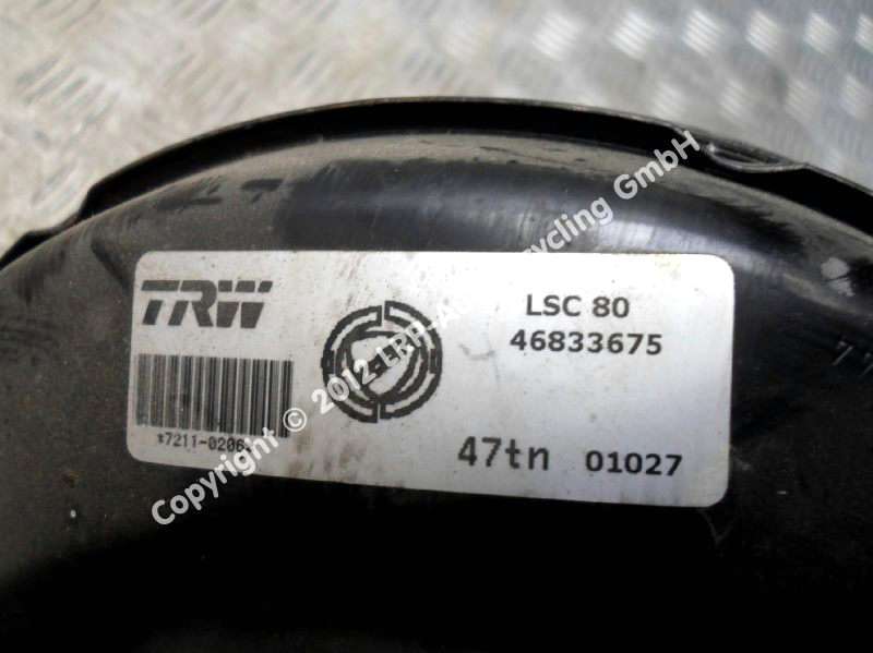 Alfa 147 original Bremskraftverstärker 46833675 BJ2003